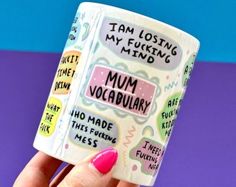Mum Vocabulary Mug - Mother's Day Gift - Funny Mum Mug - Mum Humour Mug - Gift for Mum - Mum Gift - Mum Mug - Mum Sayings, Funny Gift