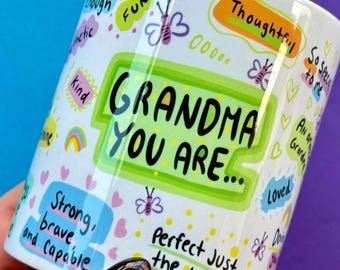 Grandma Affirmations Mug - Self Love Cup - Mother's Day Gift - Grandma Mug - Gift for Grandma - Affirmations Mug - Self Love Mug - Grandma