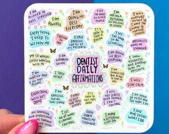 Dentist Affirmation Coaster – Gift for Dentists