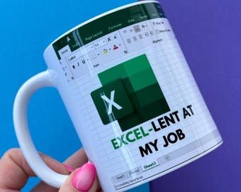 Funny Excel Mug – Spreadsheet Lover, Office Humor Gift