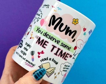 Mum's 'Me Time' Mug: Self-Care Gift for Mother's Day