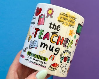 Teacher Mug – Positive Quotes, End of Term Gift for Educators