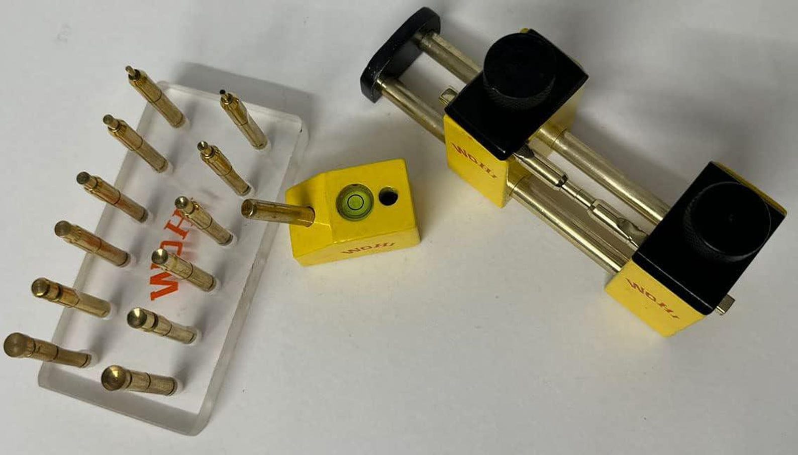 12 Brass DOP Sticks Set (2 to 7mm) + Transfer Jig (JTSS) + Angle DOP ...