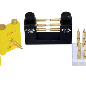 Lapidary Combo Tool Set | DOP Jig Transfer, 45/90 Degree DOP, Parallel Cheater, Brass Drop Sticks | Gemstone  Faceting & Cutting Kit