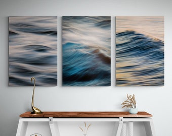 Ocean Waves Art Print Set – Modern Coastal Wall Decor