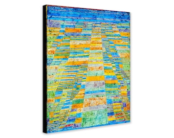 Main Road and Byways by Paul Klee (1929) - Abstract Art - Wrapped Framed Canvas - Rolled Canvas - Photo/Poster Print