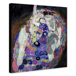 The Virgin by Gustav Klimt (1913) - Abstract Art - Wrapped Framed Canvas - Rolled Canvas - Photo/Poster Print
