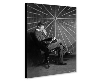 ニコラ・テスラ 絵画 原画 キャンバス ニコラ・テスラ 絵画 原画 キャンバス ニコラテスラの肖像画