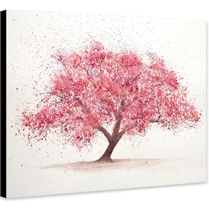 Cherry Tree Blossom - Wrapped Framed Canvas - Rolled Canvas - Photo/Poster Print