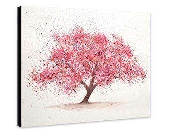 Cherry Tree Blossom - Wrapped Framed Canvas - Rolled Canvas - Photo/Poster Print