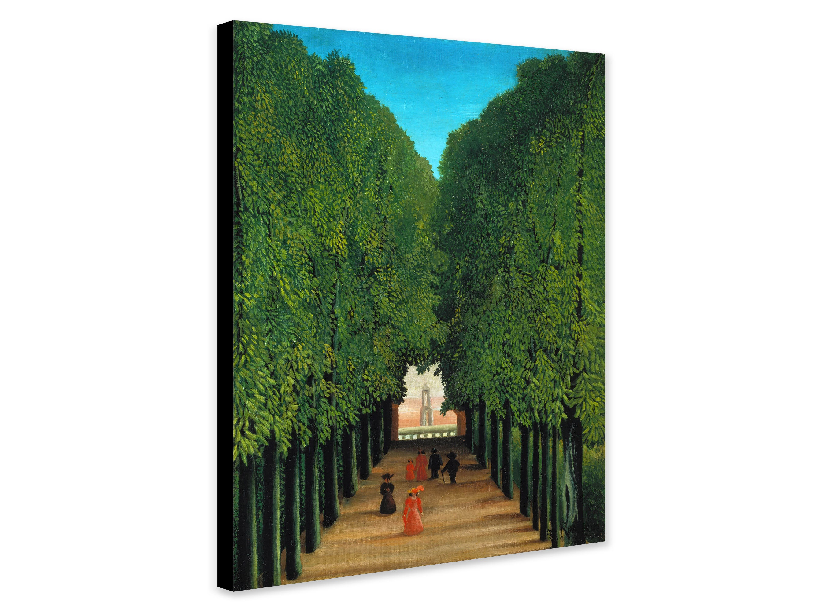 The Avenue In The Park At Saint Cloud by Henri Rousseau - Wrapped Frame Canvas - Rolled Canvas - Photo/Poster Print