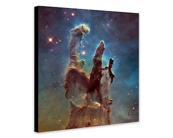 Pillars Of Creation Hubble Space Art - Wrapped Framed Canvas - Rolled Canvas - Photo/Poster Print
