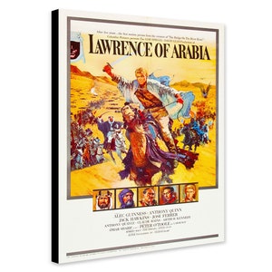 Lawrence of Arabia - Movie Wall Art - Wrapped Framed Canvas - Rolled Canvas - Photo/Poster Print