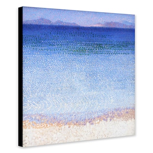 Seascape by The Iles d&#39;Or by Henri-Edmond Cross (1892 ) Wall Art - Wrapped Framed Canvas - Rolled Canvas - Photo/Poster Print