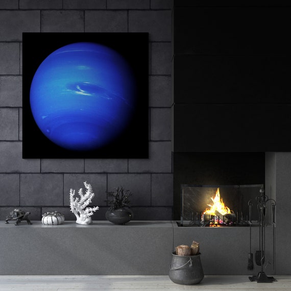 ネネット　Ne-net  アートパネル Neptune Planet - Space Wall Art - Wrapped Framed Canvas - Rolled