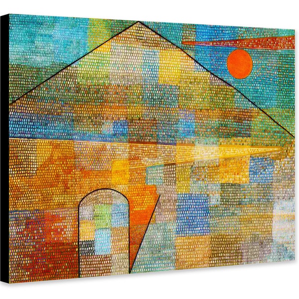 Ad Parnassum by Paul Klee (1932) - Abstract Art - Wrapped Framed Canvas - Rolled Canvas - Photo/Poster Print