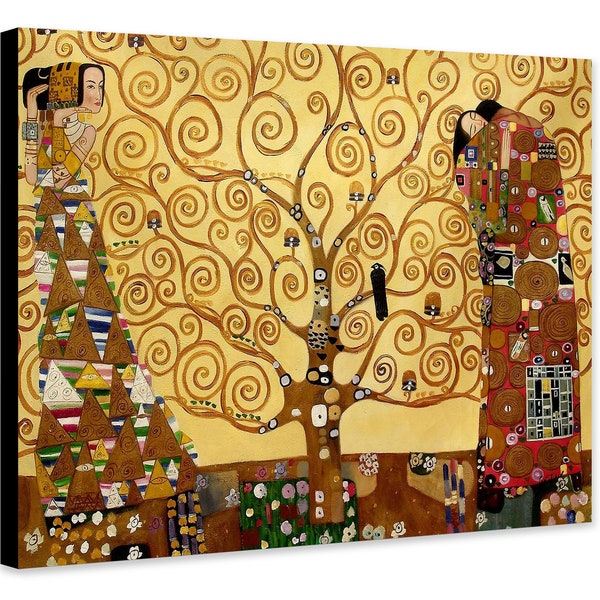 Baum des Lebens von Gustav Klimt (1905-1909) - Fotodruck/Posterdruck / gerollter Leinwanddruck