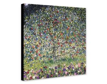 Apple Tree by Gustav Klimt (1912) - Abstract Art - Wrapped Framed Canvas - Rolled Canvas - Photo/Poster Print