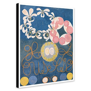 The Ten Largest - No.1 - Childhood Abstract Art By Hilma AF Klint - Wrapped Framed Canvas - Rolled Canvas - Photo/Poster Print