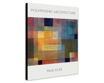 Paul Klee Polyphonic Architecture Print – Abstract Canvas Art, Framed or Rolled