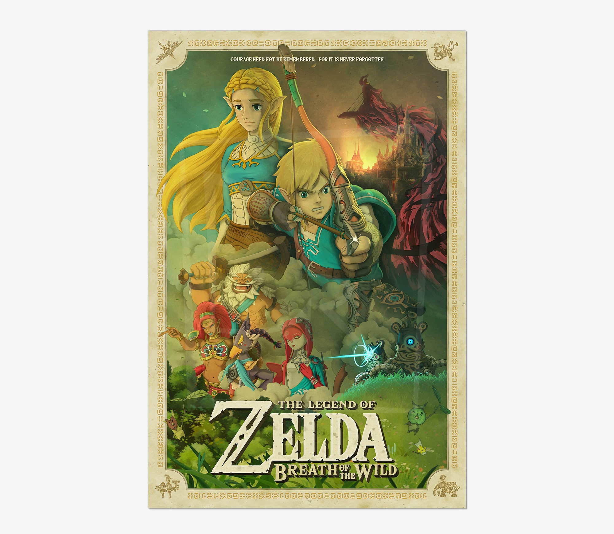Zelda Breath of the Wild Poster: Giclée Game Art Print - Etsy