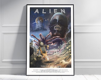 Póster de la película Alien: Impresión artística giclée, decoración de interiores