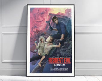 バイオハザード9 レクイエム - ビデオゲームポスター - RE9 - Etsy 日本