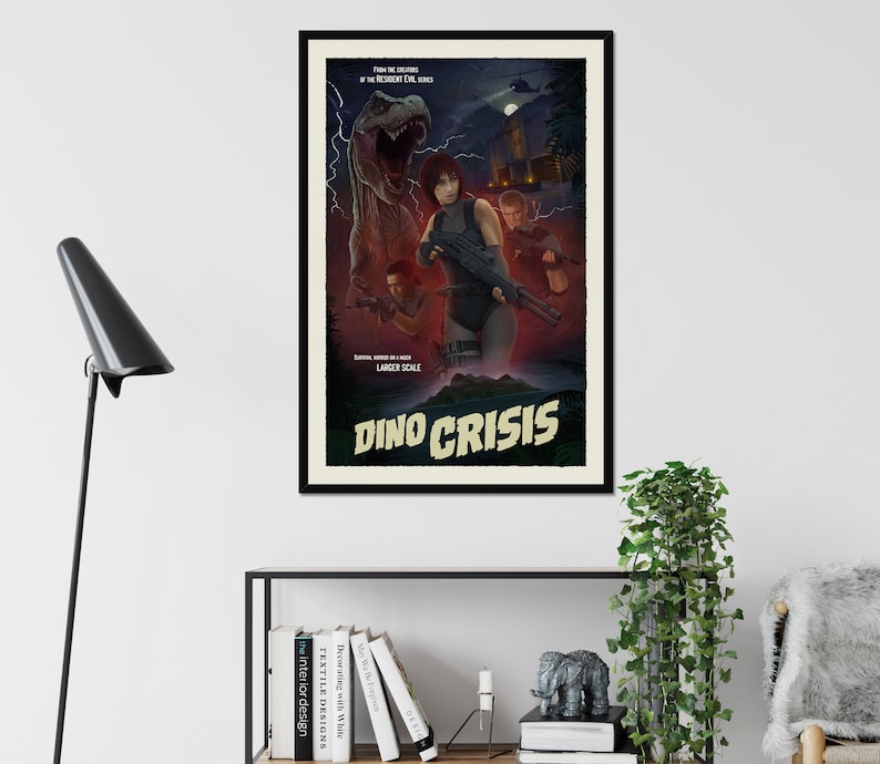 Dino Crisis Poster: Horror Game Art Print - Etsy