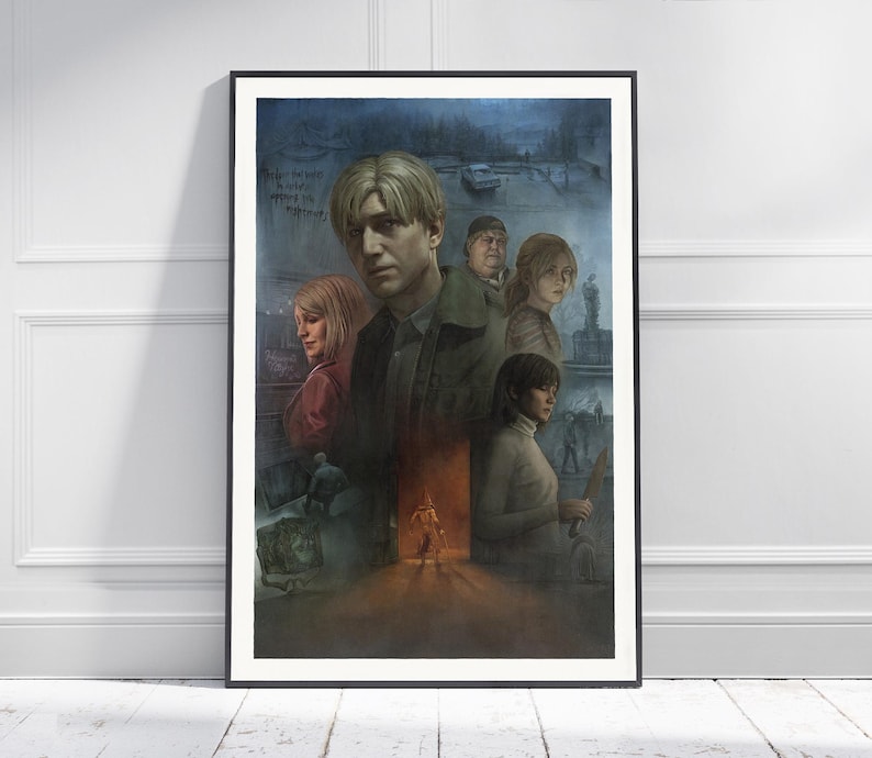 May include: A group of people stand in a dark, mysterious setting. The main figure is a man with dark hair and a serious expression. He is wearing a dark coat and a white shirt. Behind him are other figures, including a woman with long blonde hair and a man with a beard. The image has a dark and moody atmosphere.