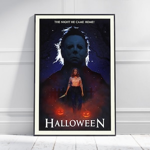 HALLOWEEN Movie Poster | Movie Art | Film Art | Horror Film | Print | Room Decor | Wall Art
