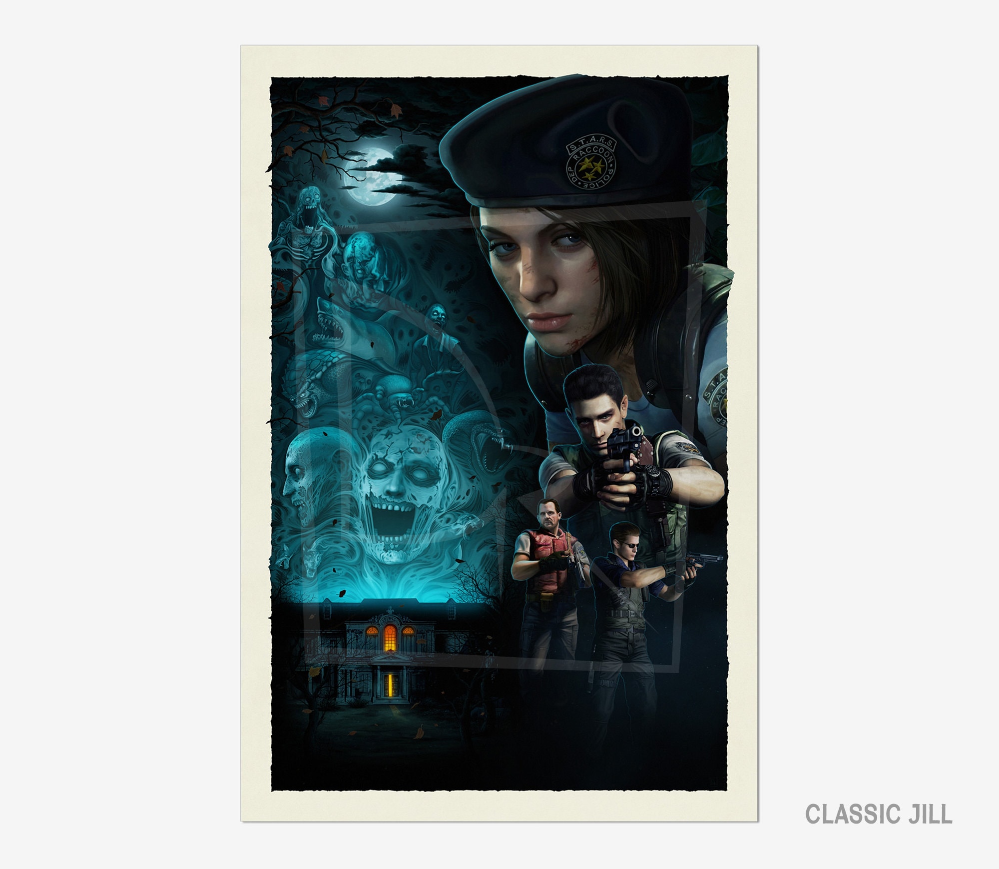 ゲームキューブ バイオハザード resident evil 販促 ポスター 美品 ゲームキューブ バイオハザード resident evil 販促 ポスター 美品