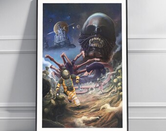 Alien Movie Poster: Giclée Film Art Print, Room Decor - Etsy
