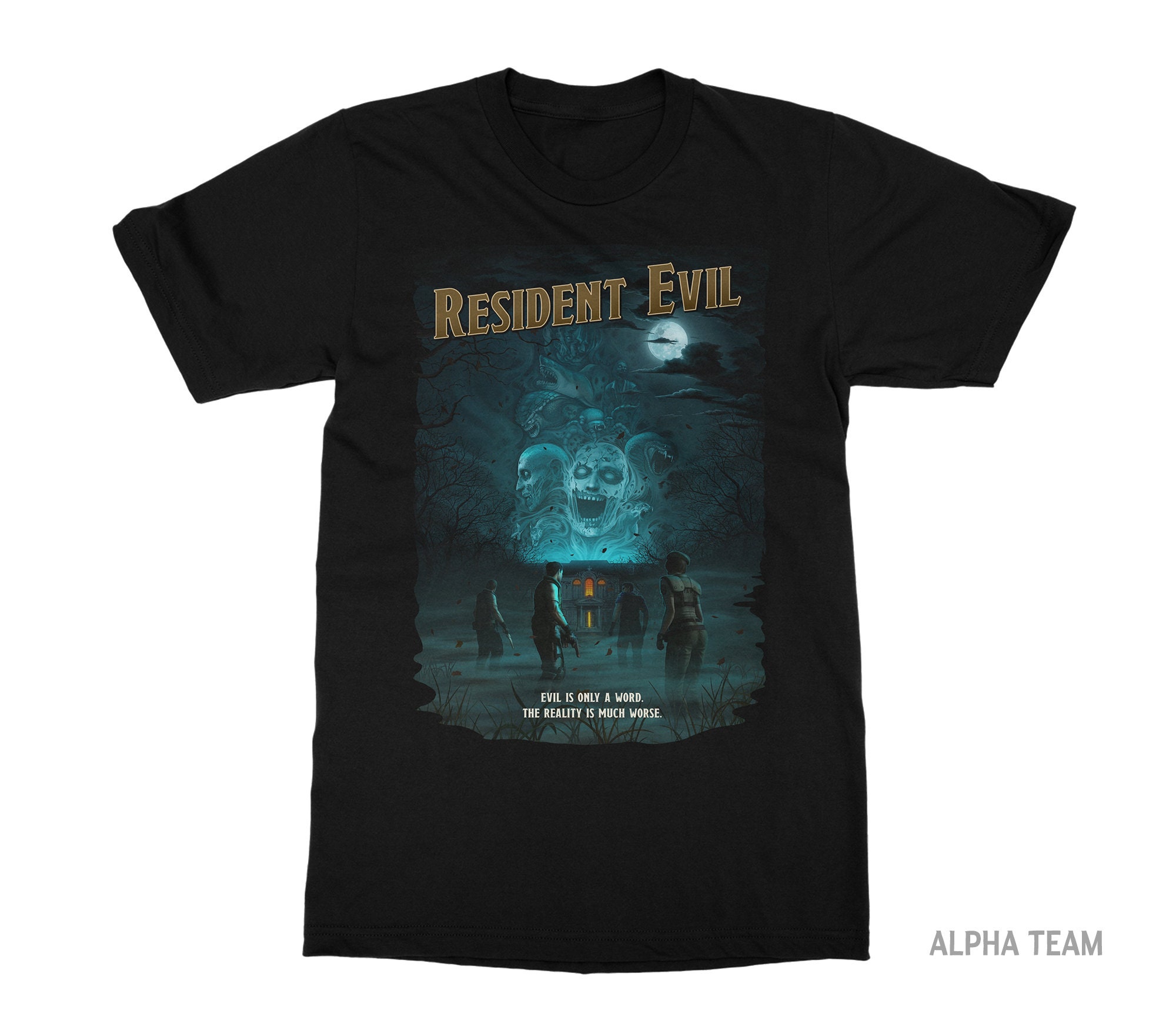 Resident Evil 1 Remake T-shirt: Unisex Graphic Tee - Etsy