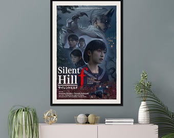 サイレントヒルf ゲームポスター：ホラーアートプリント、部屋の装飾