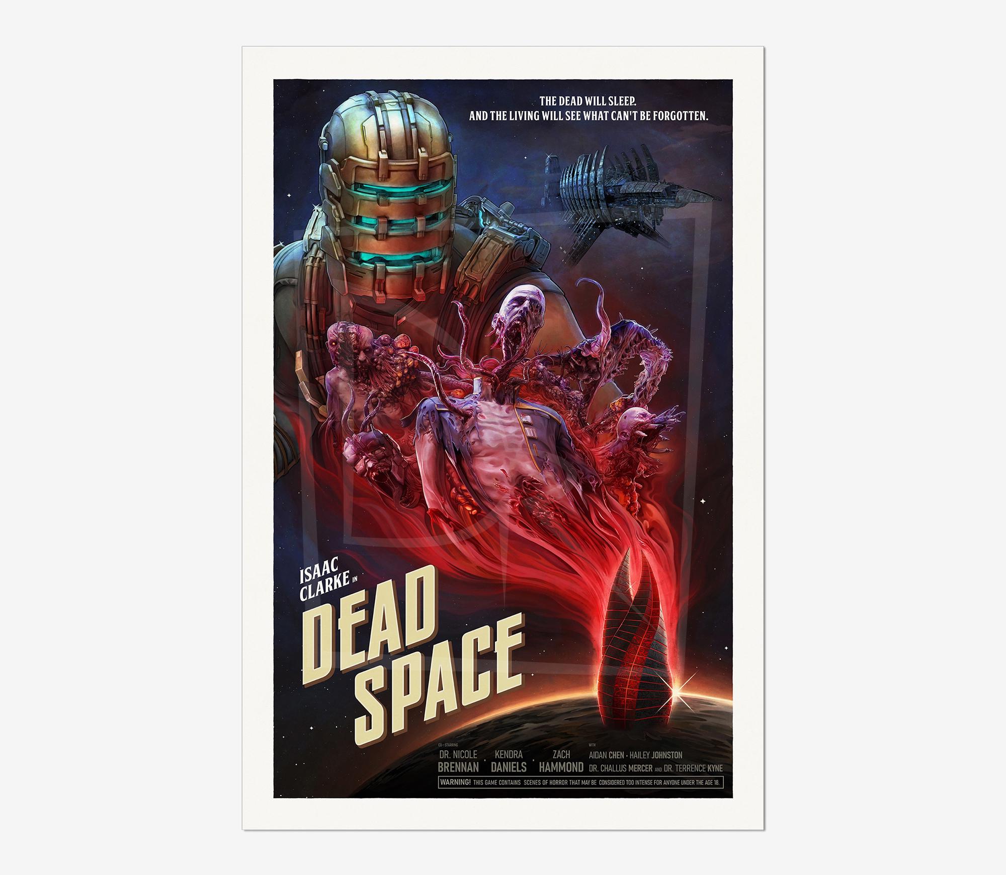 DEAD SPACE Game Poster | Game Art | Horror Game | Print | Room