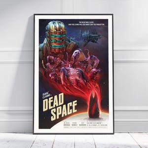 DEAD SPACE Spiel Poster | Spielkunst | Horror-Spiel | Drucken | Zimmer Dekor | Wandkunst