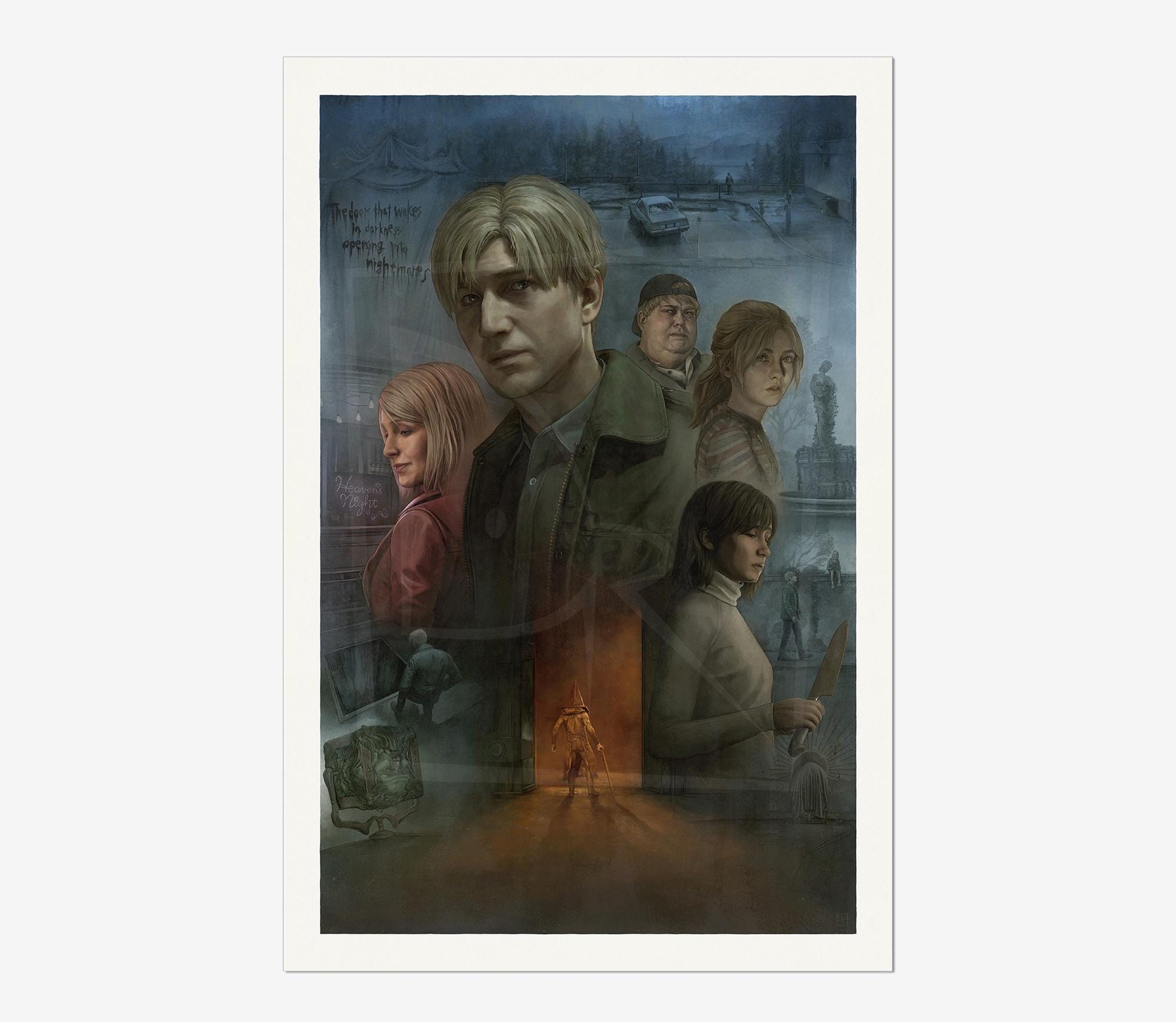 Silent Hill 2 Remake Poster: Horror Game Art, Room Decor - Etsy