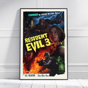 Resident Evil 2 (remake) Retro Poster : r/residentevil