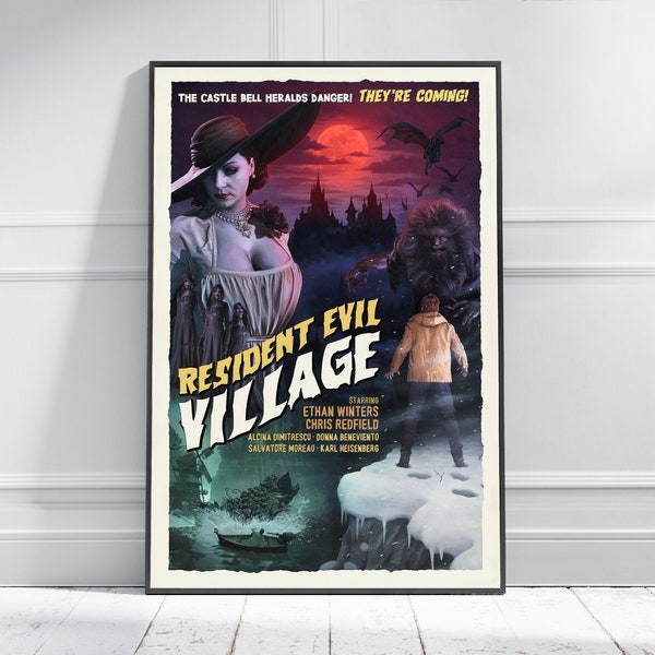 Resident Evil Village Poster: Horror Game Art Print