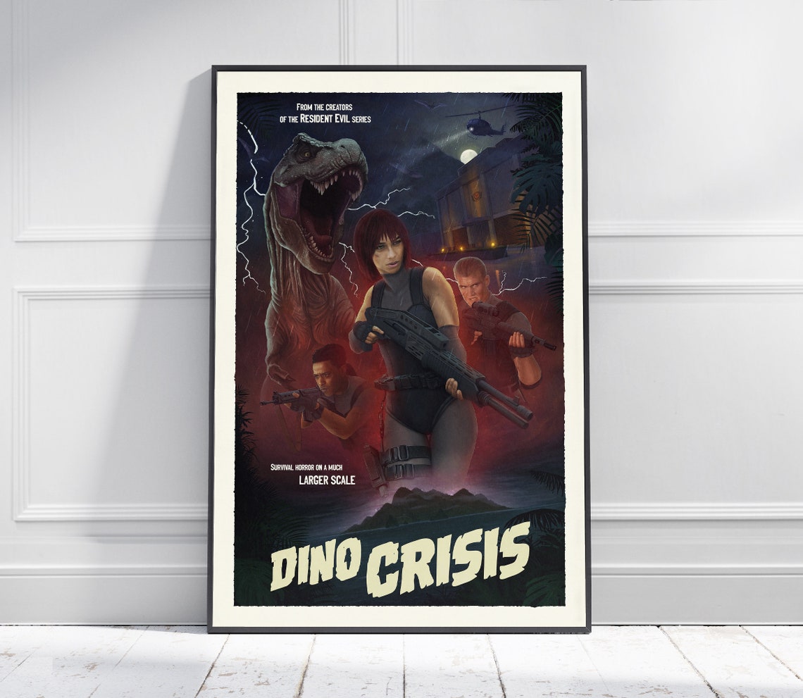 Dino Crisis Poster: Horror Game Art Print - Etsy