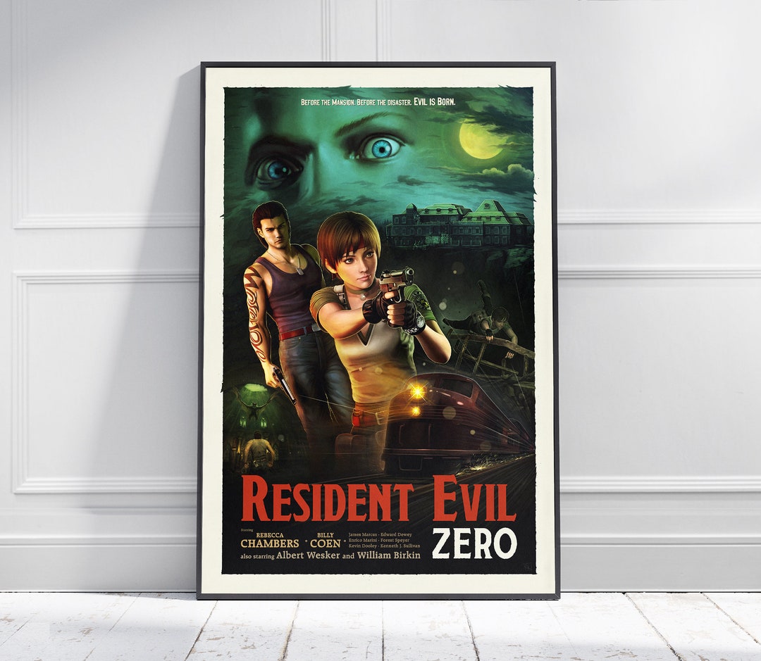 Resident Evil Zero Poster: Horror Game Art Print - Etsy Norway