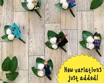 Star Wars Boutonniere | Harry Potter Boutonniere | Minecraft Boutonniere | Lord of the Rings Boutonniere | Nerdy Homecoming Prom Boutonniere