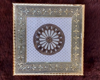 Pooja Chowki per Dio seduto, Puja Aasan, Chaurang, Sgabello Puja per Dio, Tavolo per idoli di Dio, regalo Bajot, Pooja peeta, Pooja Mandir