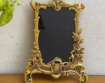 Handmade Silver Floral Twig Photo Frame/ Beautiful vintage style /Standing ornate picture frame/ Metal base Photo Frame