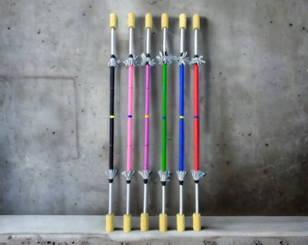 Fire staff contact with flowers 100% Kevlar goat grip