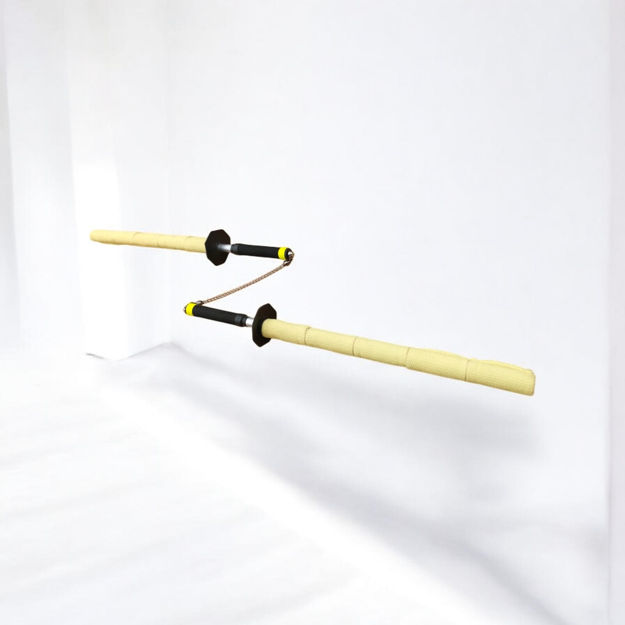 Detachable Thai Fire Staff Swords & Nunchaku - GOAT GRIP - Lycopodium