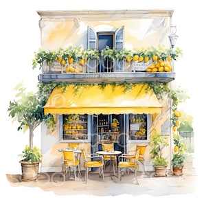 Clipart dei caffè italiani - 11 JPG di alta qualità, Wall Art, Download digitale, Diario spazzatura, Creazione di carte, Supporti misti, Mestiere di carta digitale S101