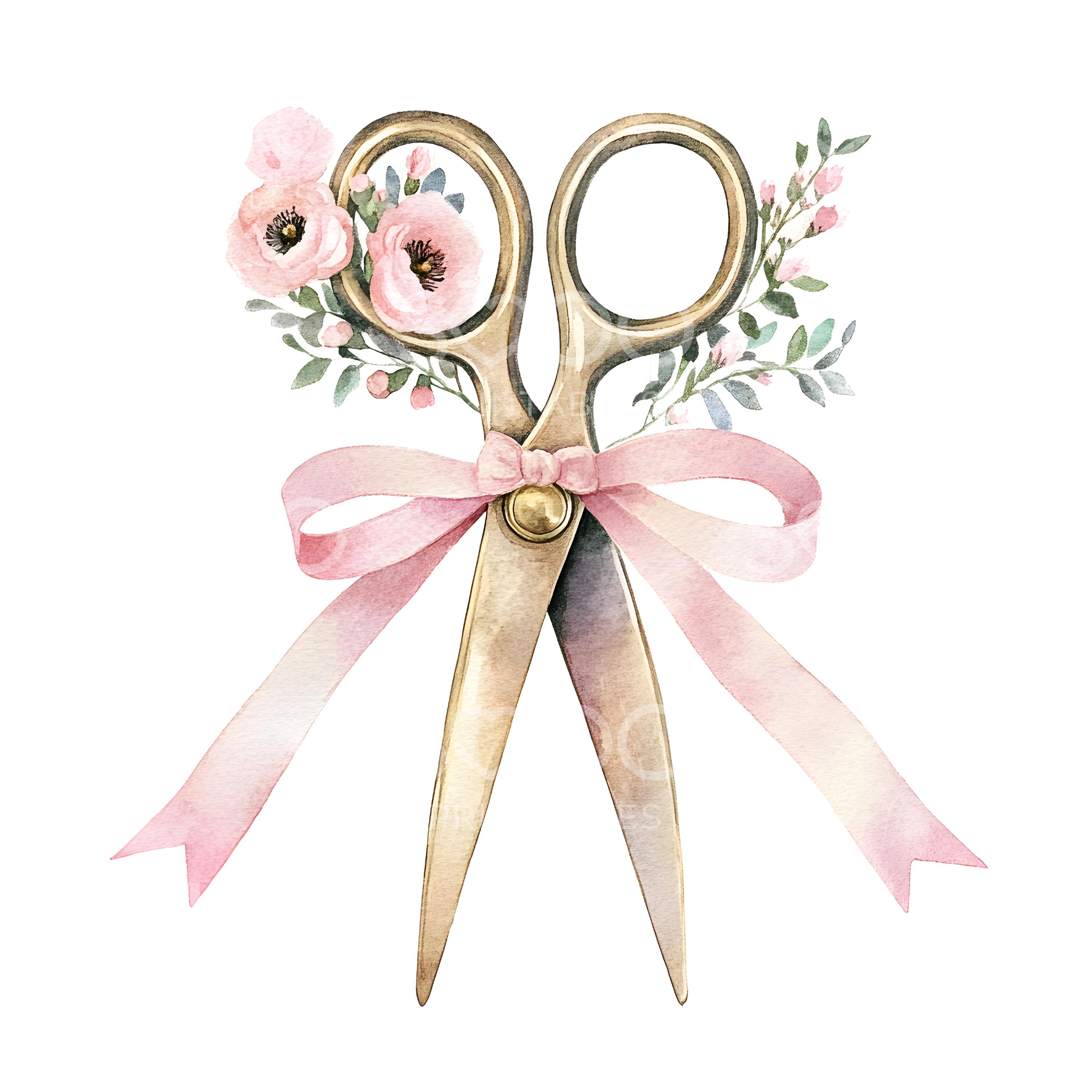 20 Vintage Floral Scissors Clipart, Cute Shabby Chic Clipart, High Quality  Jpgs, Printable Digital Download, Paper Craft, Junk Journal S542 - Etsy, image size:3000x3000