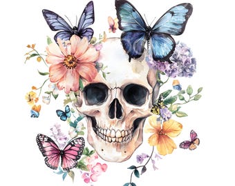 トップス civarize flower butterfly skull top civarize flower butterfly skull top - メルカリ
