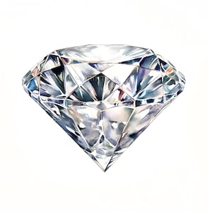 14 zilveren diamant clipart, glanzende edelsteen clipart, aquarel afdrukbare, hoge kwaliteit jpg's, digitale download, Paper Craft, Junk Journal S562